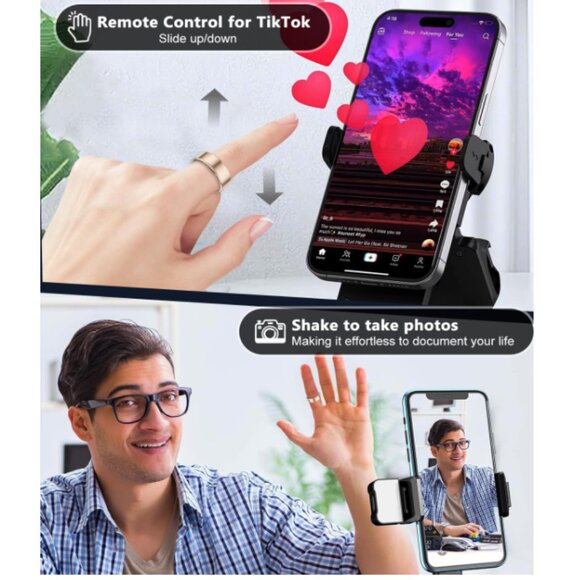 Smart Ring Health Tracker for Men Women-IP68 Waterproof, Size:8 - Picture 4 of 6